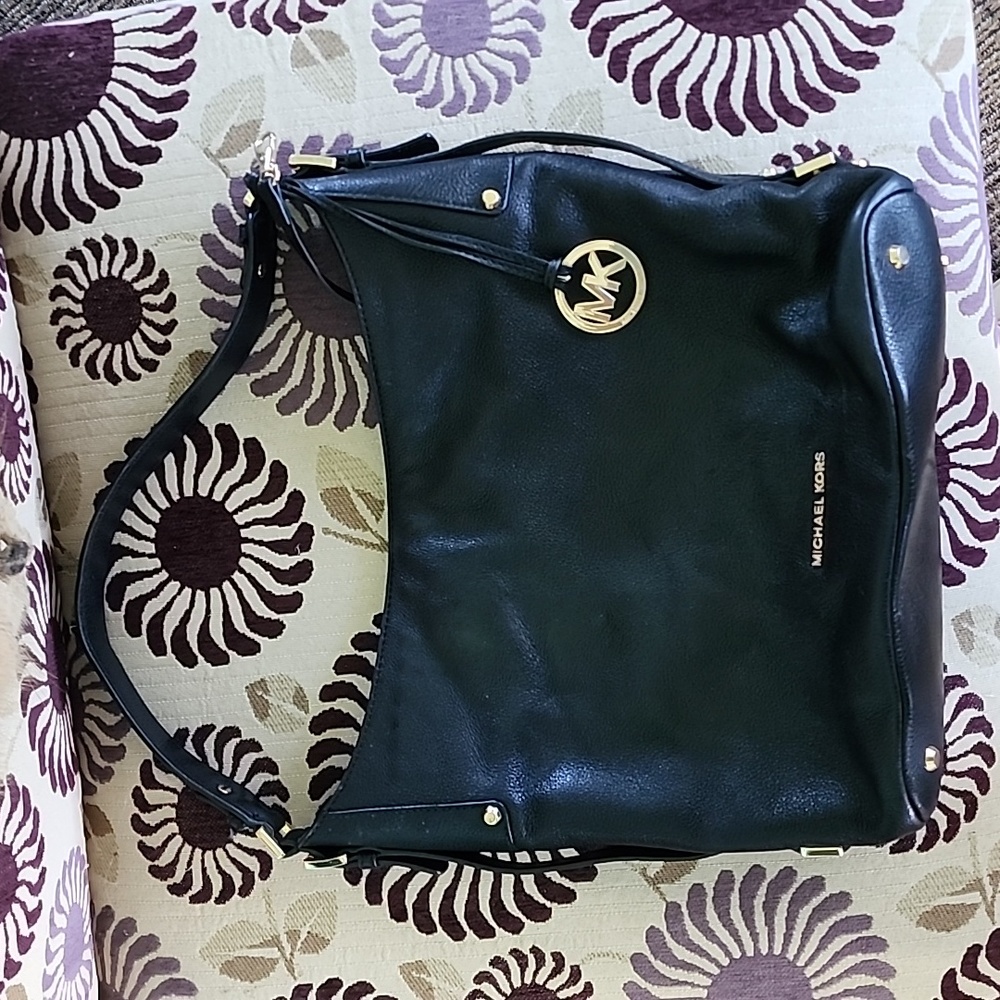 Michael Kors Pebbled Leather Shoulder Bag